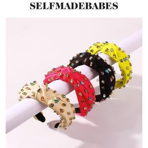 New Knotted Candy Jeweled Headband X SELFMADEBABES
